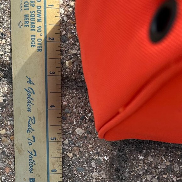 Nike Classic Style Orange Sneaker Shoe Box Zipper Travel Bag Clean - Picture 6 of 12